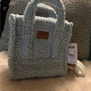 Vans Light Blue Textured Tote Bag